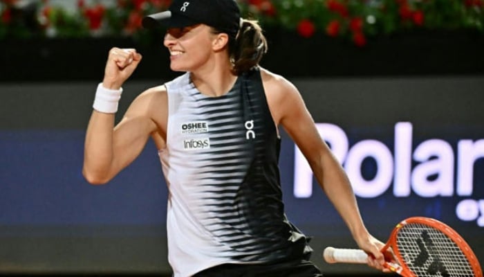 Iga Swiatek celebrating. —AFP/File