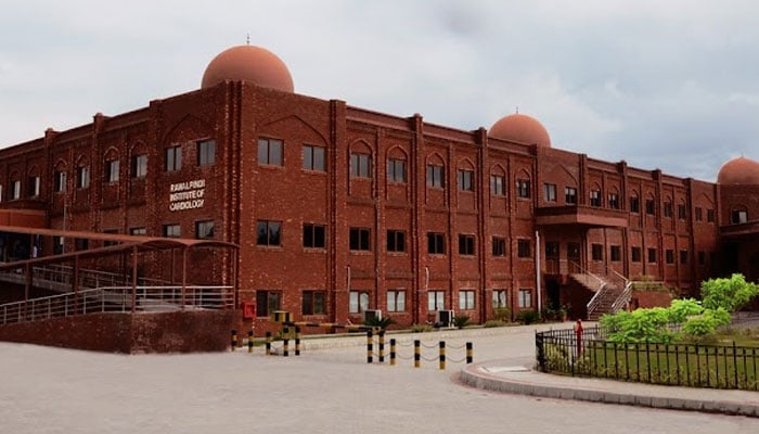 The Rawalpindi Institute of Cardiology building seen in this image. — Facebook@Rawalpindi Institute of Cardiology/File