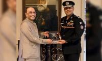 Police Training Handbook Presented To President Zardari