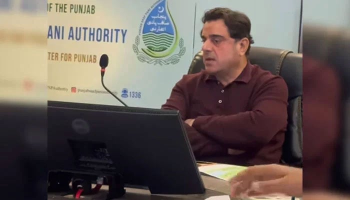 Minister for Housing & Urban Development Bilal Yasin is seen in this image on February 21, 2026. — Screengrab via Facebook@Bilal Yasin Official