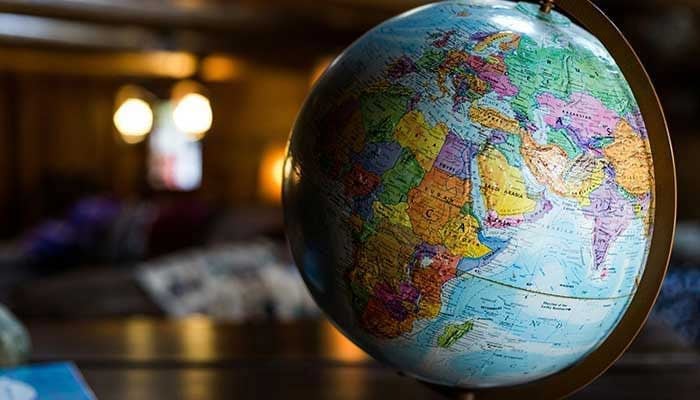 This representational photo shows a desk globe placed in a table. — Unsplash/File