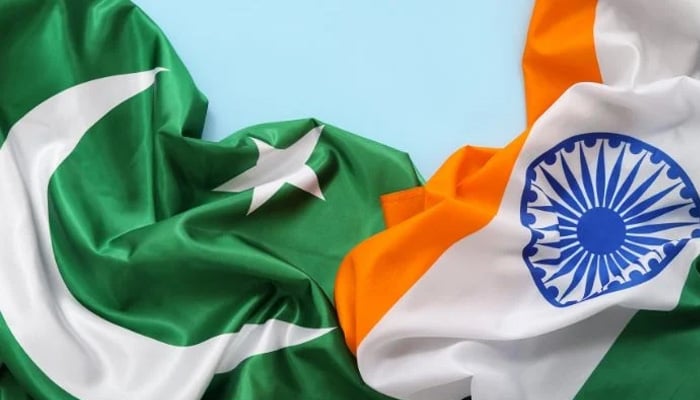 A representational image of the flags of Pakistan and India. — Canva