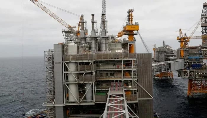 A general view of the Equinors Johan Sverdrup oilfield platforms in the North Sea, Norway. — Reuters/File