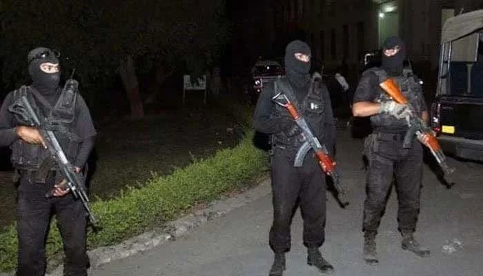 The Counter Terrorism Department (CTD) officials stand guard in this undated image. — Radio Pakistan/File