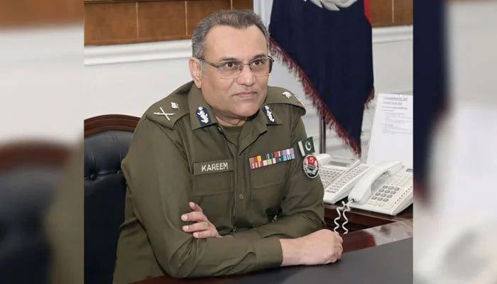 Inspector General Police, Punjab, Abdul Kareem looks on in this image. — APP/File
