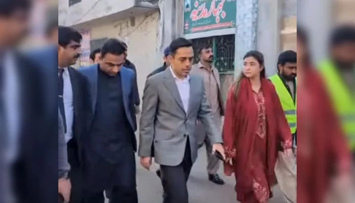 Deputy Commissioner Muhammad Ali Ejaz inspects the ongoing development works during the visit to Tehsil Ravi on February 12, 2026. — Screengrab via Facebook@dclahoreofficial