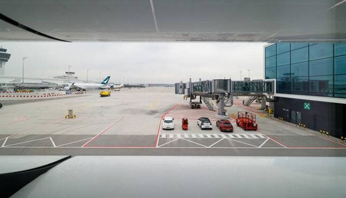 This general overview taken on April 13, 2026 shows an outside view of the new Terminal 1 pier at the Munich International Airport in Munich, southern Germany. —AFP