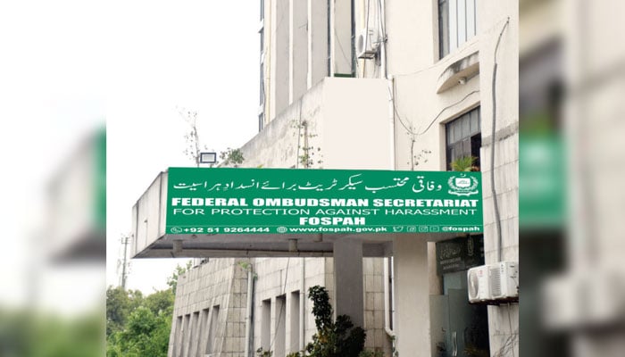 Federal Ombudsman Secretariat for Anti-Harassment (FOSPAH) building in Islamabad. — fospah.gov.pk/File