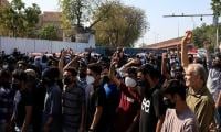 Residents Lay Siege To Sharifabad Police Station, Demand Action Against Harassing Cop