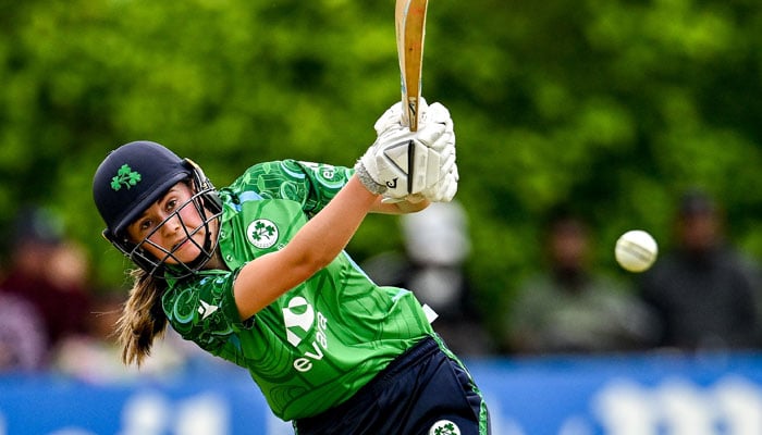 Ireland Womens team player plays a shot. —Ireland Cricket