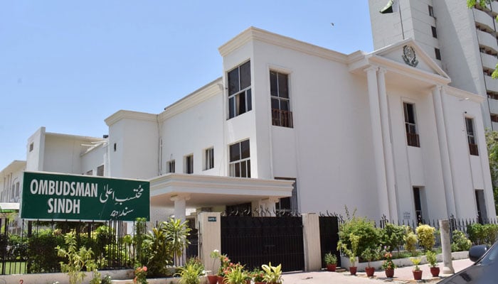 Office of the Sindh Ombudsman in Karachi. — mohtasibsindh.gov.pk/File