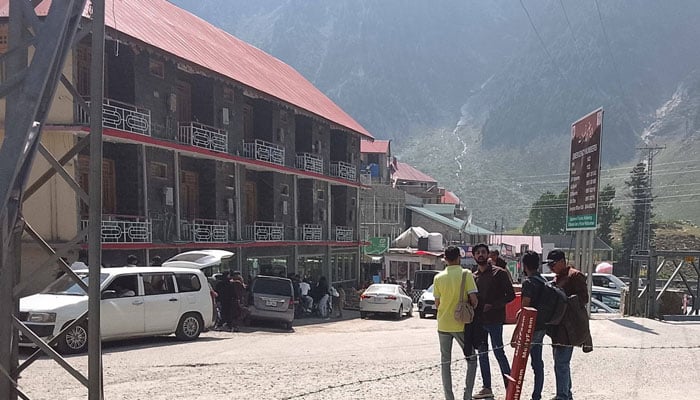 Hotels are seen in the Kaghan Valley. — Facebook@kdamansehra/File