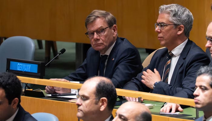 Foreign Minister of Germany Johann Wadephul looks on prior to the election of non-permanent members of the United Nations Security Council at United Nations headquarters in New York City, US, June 3, 2026. —Reuters