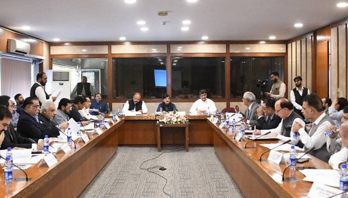 Acting Chairman, the National Assembly’s Standing Committee on Power, MNA Sheikh Aftab Ahmed chairing the meeting, June 3, 2026. —Facebook@NationalAssemblyOfPakistan