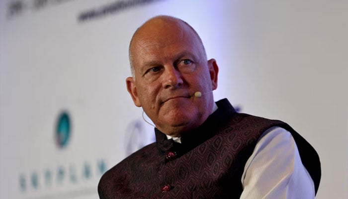 Air India CEO Campbell Wilson attends the Aviation India & South Asia Summit & Exhibition 2025 in New Delhi, India, October 29, 2025.—Reuters