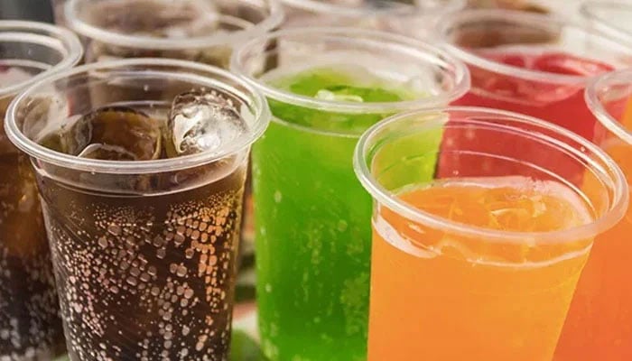 The representational image shows soda drinks. — X/@bse/File