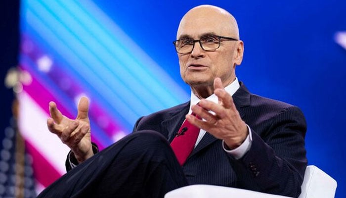 US Ambassador Andrew Puzder speaks at the Conservative Political Action Conference (CPAC) at Gaylord National Convention Centre in National Harbor, M.D., US on March 3, 2023. — Reuters