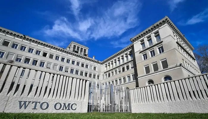 The World Trade Organization (WTO) headquarters are seen in Geneva on April 12, 2018. — AFP