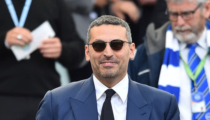 Khaldoon Al-Mubarak, Manchester City chairman, watches the English premier league football match between Manchester City and Brighten and Hove Albion. — AFP/File