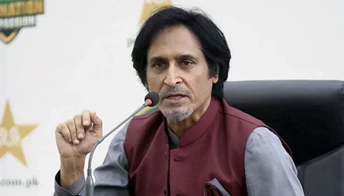 Former Pakistan captain and renowned commentator Ramiz Raja. — PCB/File