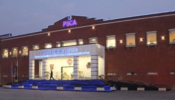 The Punjab Safe Cities Authority (PSCA) building in Lahore. — APP/File