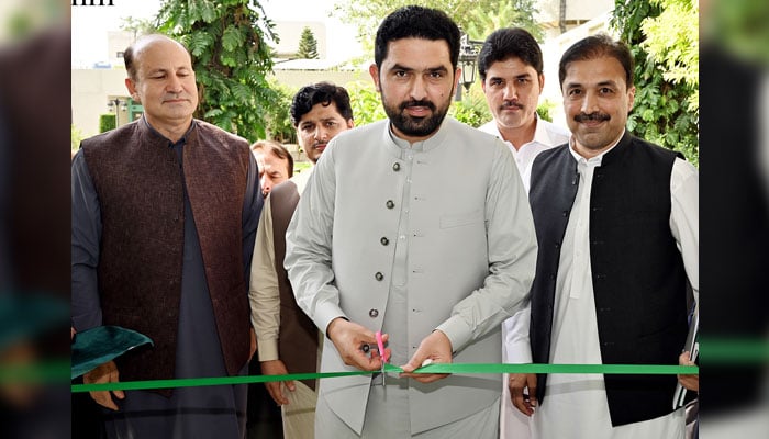 Khyber Pakhtunkhwa Chief Minister Muhammad Sohail Afridi inaugurates the Anti-Corruption Desk at the Complaint Cell established in the Chief Minister’s Secretariat on June 5, 2026.   — NNI