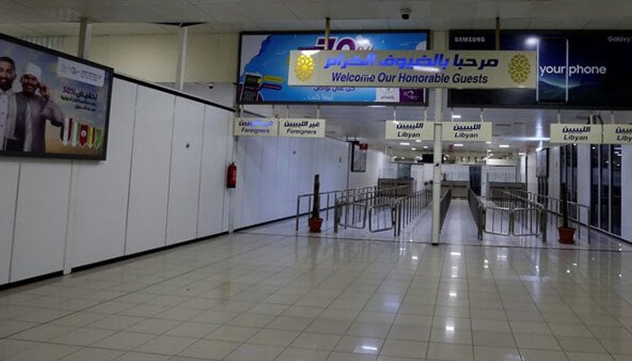 This image shows the interior of Mitiga airport, which is seen empty following clashes, in Tripoli, Libya, January 15, 2018. — Reuters