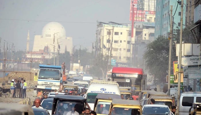 Mazar-E-Quaid can be seen in this image in Karachi on January 13, 2026. — PPI