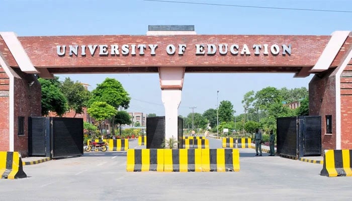 University of Education Lahore can be seen in this picture released on April 13, 2023. —Facebook@University of Education Main Campus, Township, Lahore