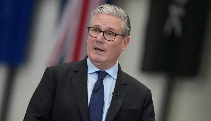 British Prime Minister Keir Starmer speaks as he visits STARK, a leading defense tech company in Swindon, England, Friday, June 5, 2026. — Reuters