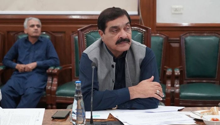 MPA Colonel (retd) Ayub Khan Gadhi looks on in a meeting. — Facebook@COL r Sardar AYUB KHAN GADHI EX.Minister/File
