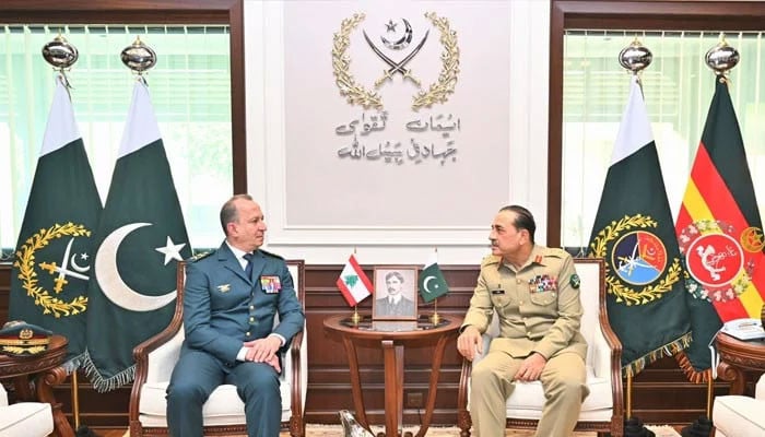 Field Marshal Asim Munir, Lebanese army chief discuss regional security environment
