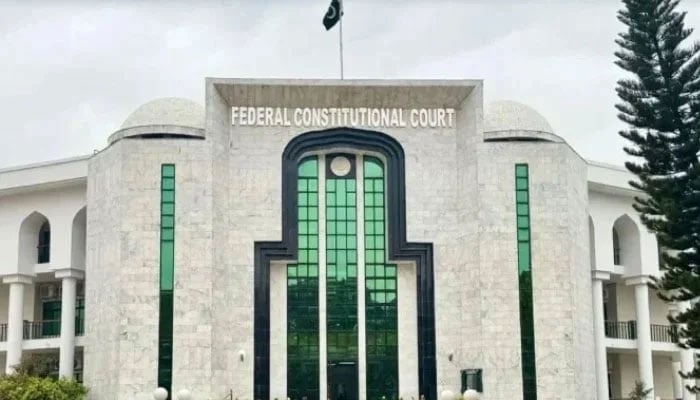 A view of Federal Constitutional Court building in Islamabad. — FCC website/File