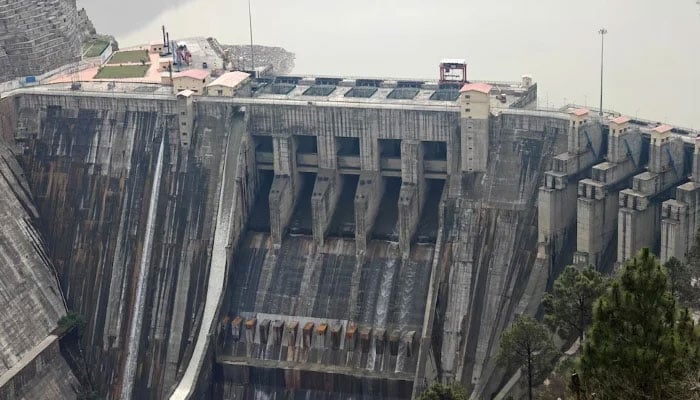 A view of Baglihar Dam, also known as Baglihar Hydroelectric Power Project, on the Chenab river which flows from Indian Kashmir into Pakistan, at Chanderkote in Jammu region May 6, 2025. — Reuters