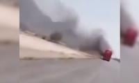 Six LPG Bowsers Set On Fire In Nushki