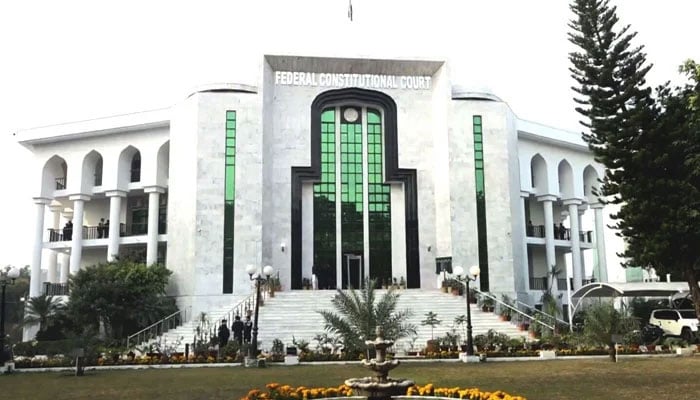The Federal Constitutional Court (FCC) is seen in this image. — Geo Tv/File