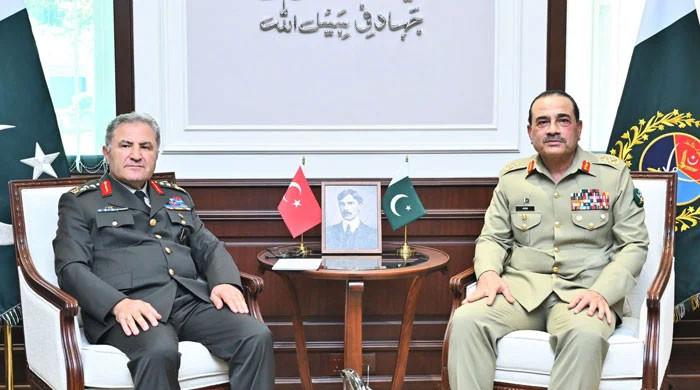 CDF Munir, Turkish commander discuss regional security dynamics