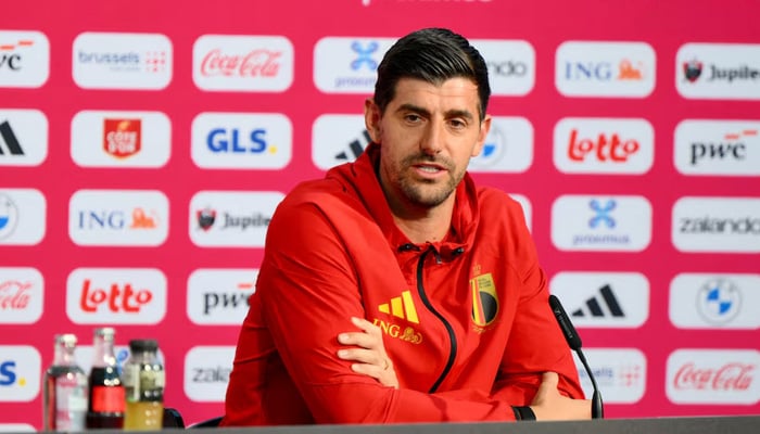 Belgiums Thibaut Courtois during a press conference. — Reuters/File