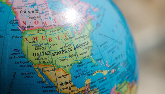 A desk globe showing the map of the United States in this representational image. — Unsplash/File