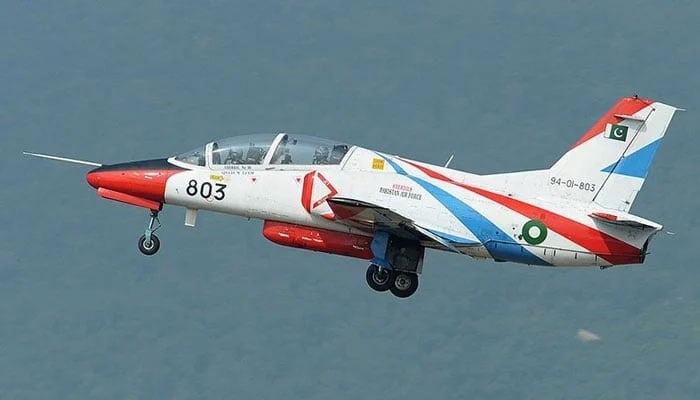 A Pakistan Air Force training aircraft. — Pakistan Aeronautical Complex Kamra website/File