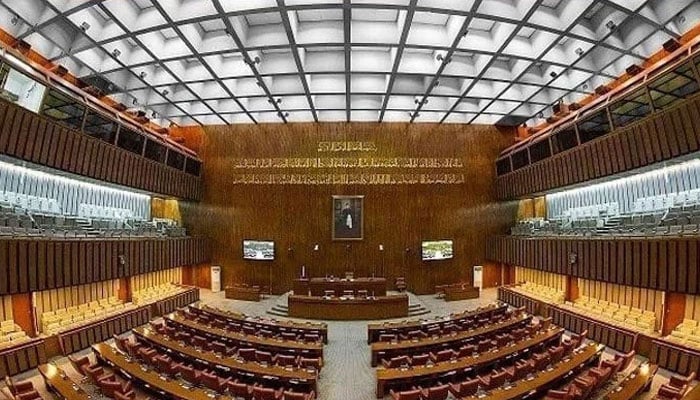 An undated image of the Senate of Pakistan hall. — Facebook@Pakistansenate/File