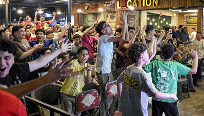 Egypt fans are celebrating. —AFP
