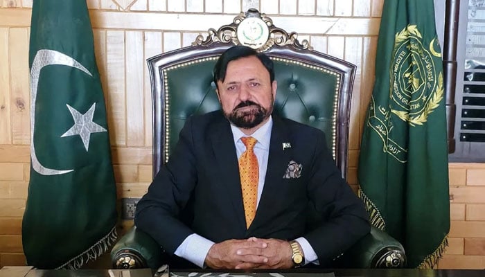 Gilgit Baltistan Chief Election Commissioner (CEC) Raja Shahbaz Khan. — ecgb.gov.pk//File