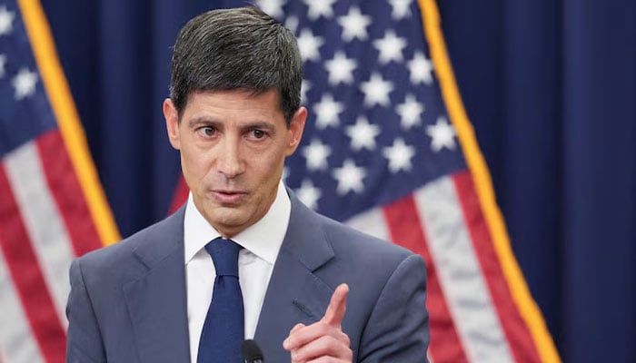 New US Federal Reserve Chairman Kevin Warsh holds a press conference following a two-day meeting of the Federal Open Market Committee (FOMC), at the U.S. Federal Reserve in Washington, DC, US June 17, 2026.—Reuters