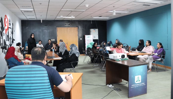 An image from the SheWins Training Program. — shewins.pk/File