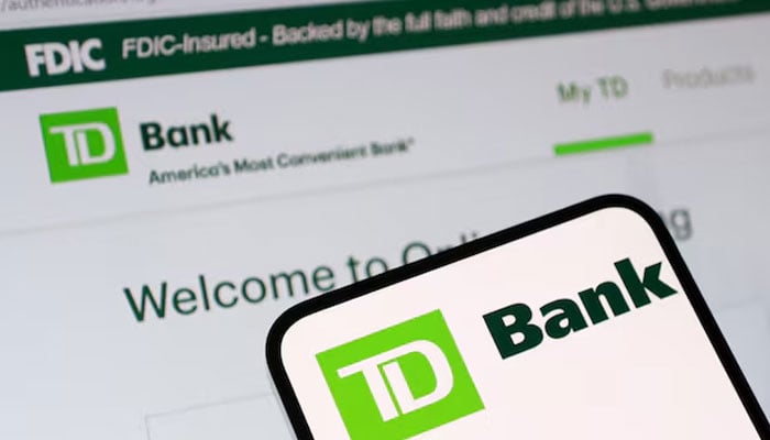 TD BANK logo is seen in this illustration taken January 7, 2026.—Reuters
