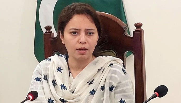 Commissioner Marryam Khan chairs a meeting on January 24, 2026. — Facebook@commissionerlahoredivision
