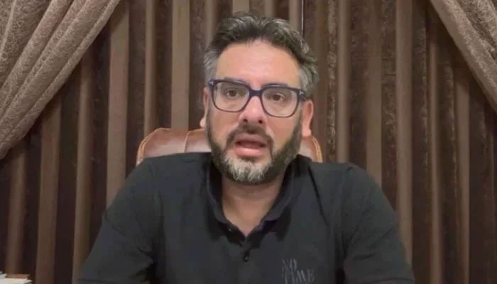 Advisor to the Chief Minister for Finance and Inter-Provincial Coordination Muzammil Aslam speaks in a video message. — Screengrab via YouTube@MuzzammilsDeskTCA/File