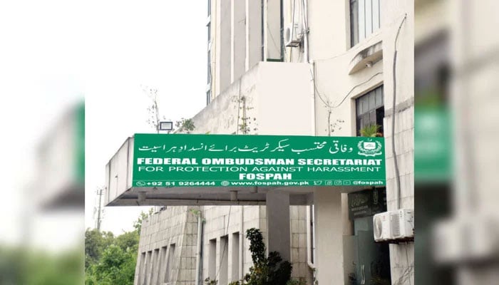 Federal Ombudsman Secretariat for Anti-Harassment (FOSPAH) building in Islamabad. — fospah.gov.pk/File