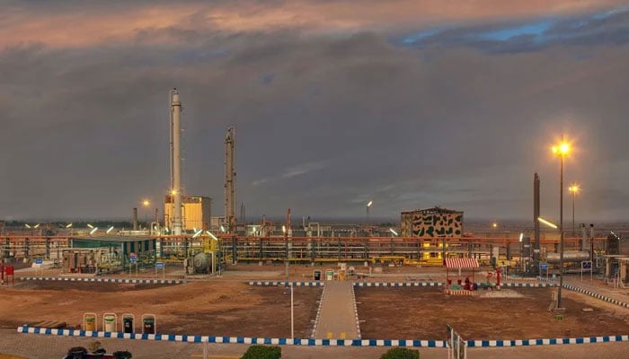 This image shows a Marri Petroleum oil facility. — Mari Petroleum Company Limited website/File